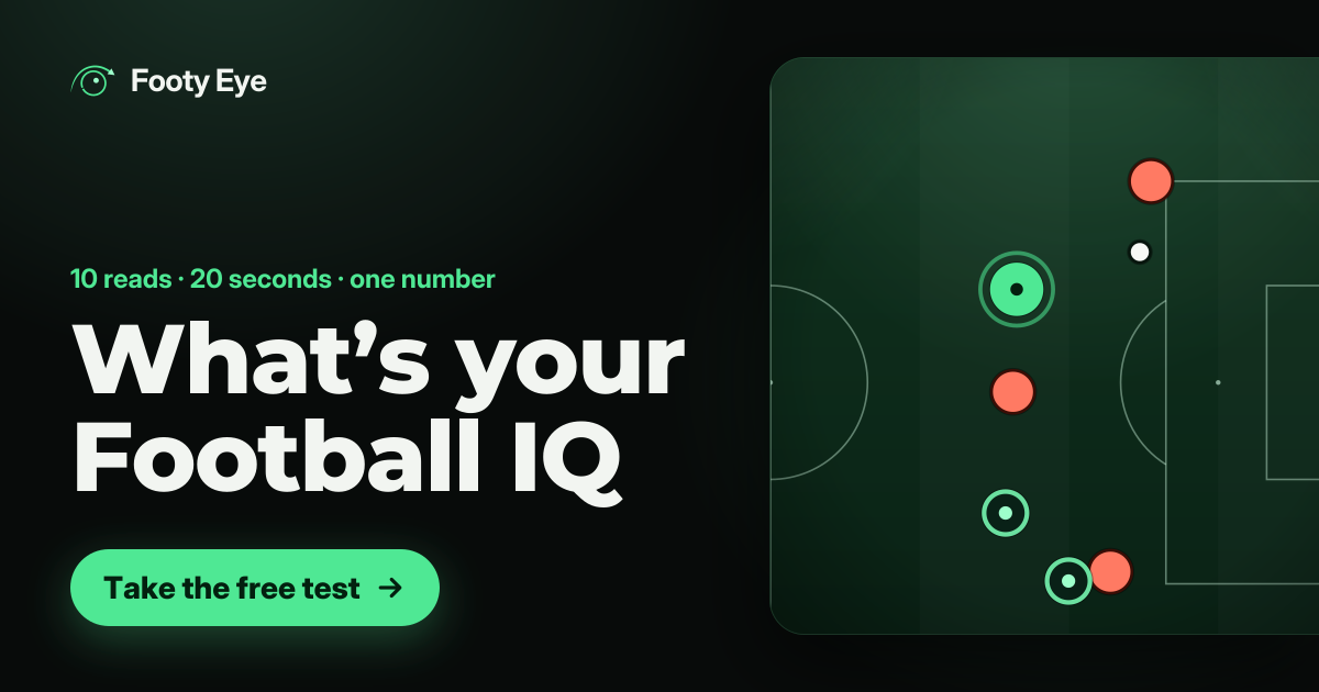 Take the Football IQ Test: 10 Plays, 20 Seconds Each | Footy Eye